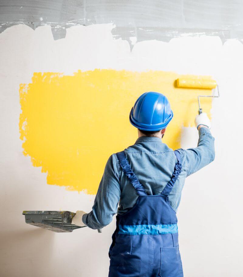 dipintura muro negozio